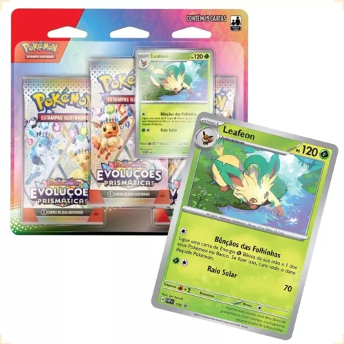 Blister Triplo Pokémon Evoluções Prismáticas