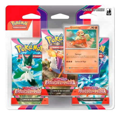 Blister Triplo Pokémon Evoluções em Paldea