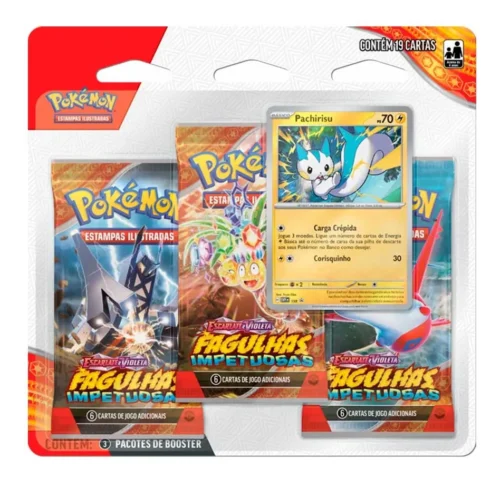 Blister Triplo Pokémon Fagulhas Impetuosas
