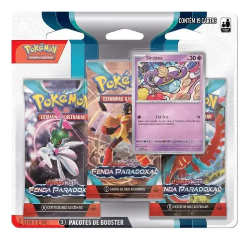 Blister Triplo Pokémon Fenda Paradoxal