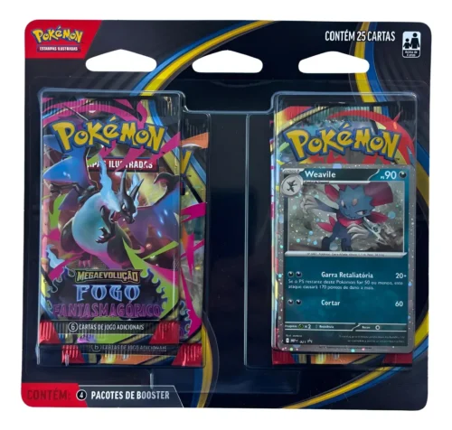 Blister Triplo Pokémon Fogo Fantasmagórico