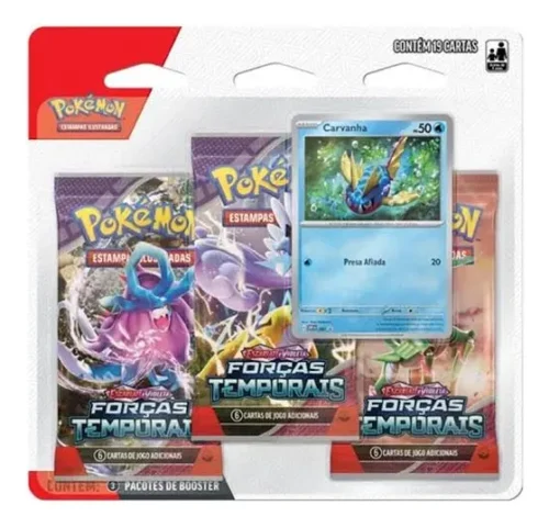 Blister Triplo Pokémon Forças Temporais