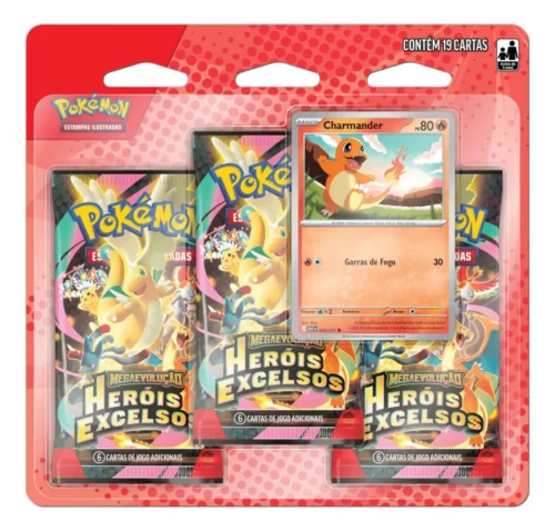Blister Triplo Pokémon Heróis Excelsos