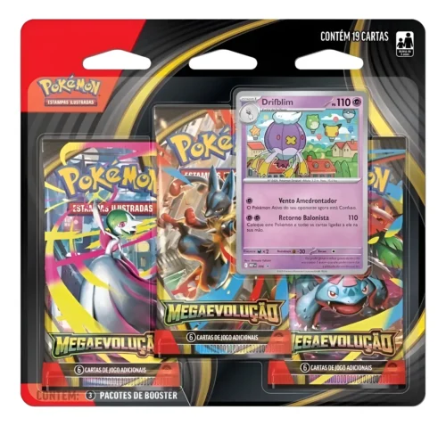 Blister Triplo Pokémon Megaevolução