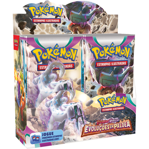Box 36 Boosters Pokémon Evoluções em Paldea
