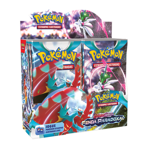 Box 36 Boosters Pokémon Fenda Paradoxal