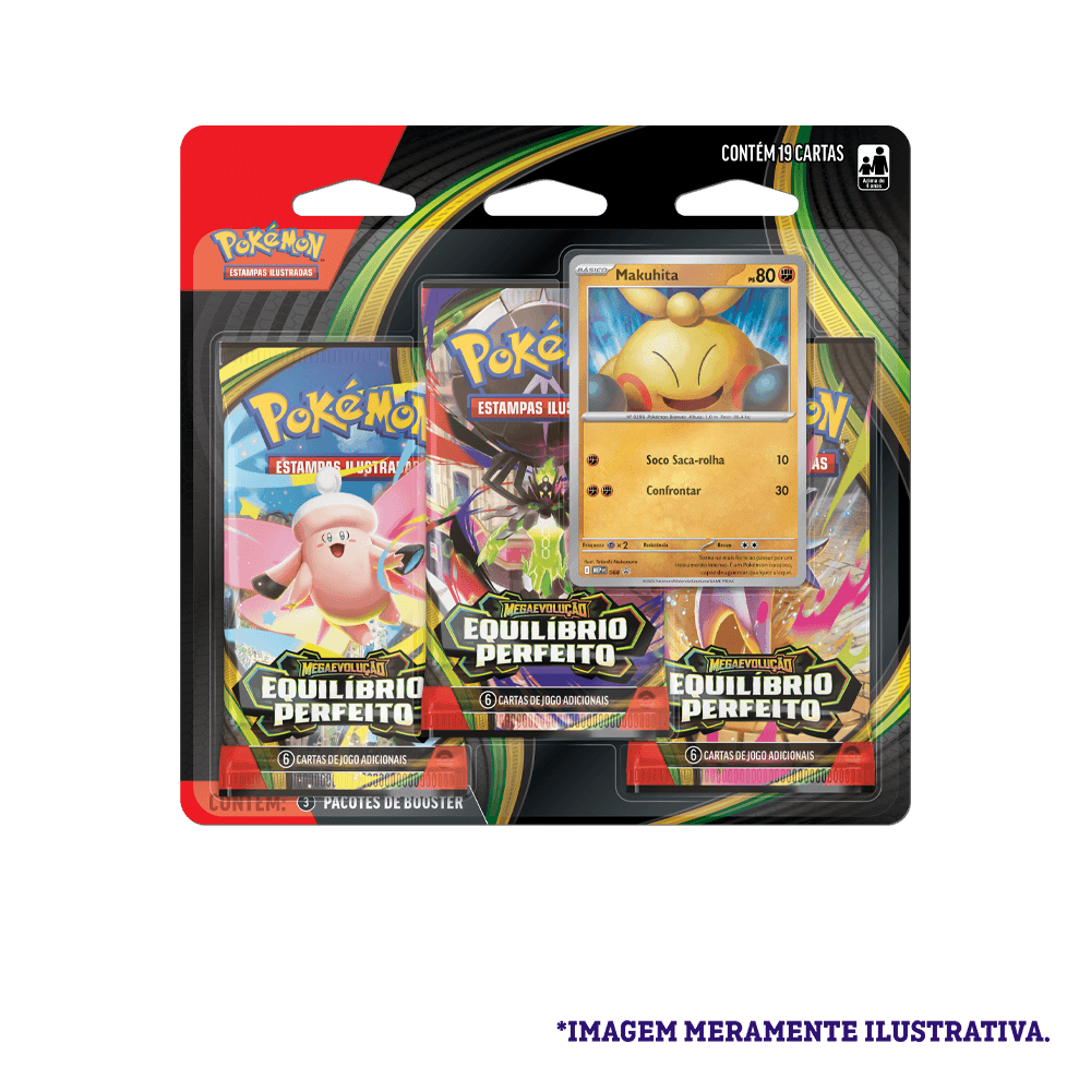 Blister Triplo Pokémon Equilíbrio Perfeito