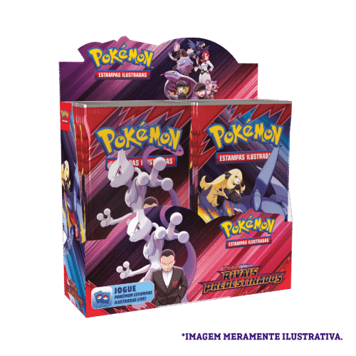 Box 36 Boosters Pokémon Rivais Predestinados
