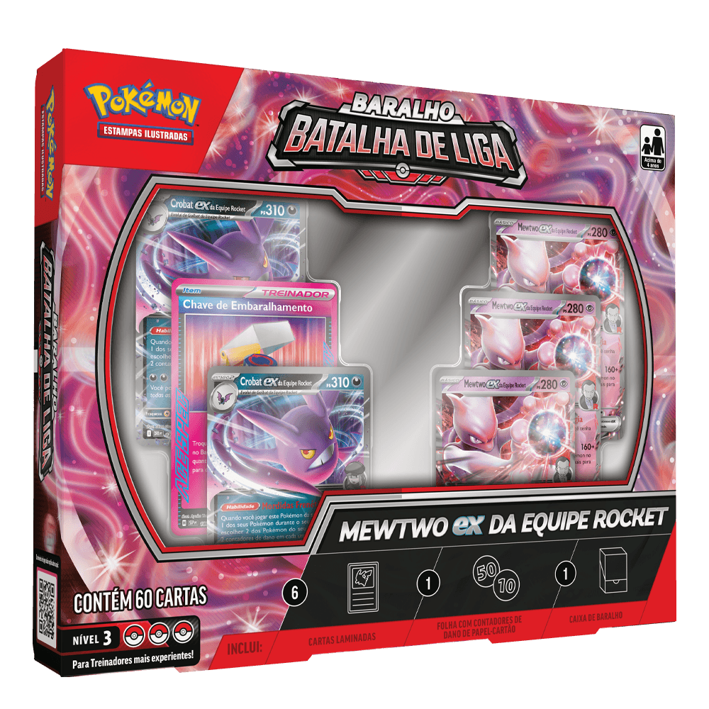 Deck Batalha de Liga Pokémon Mewtwo ex