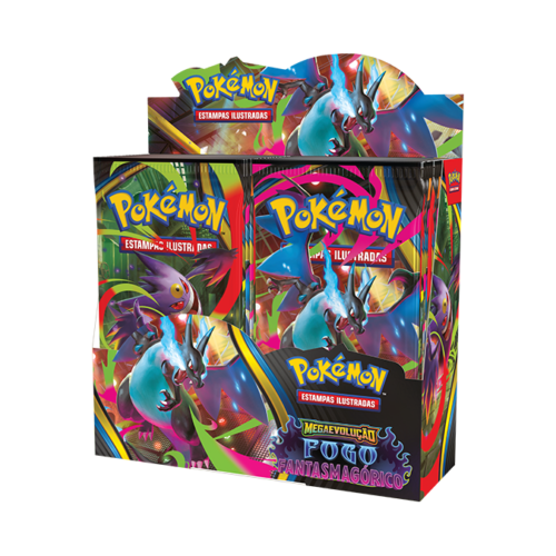 Box 36 Boosters Pokémon Fogo Fantasmagórico