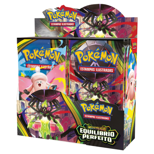 Box 36 Boosters Pokémon Equilíbrio Perfeito