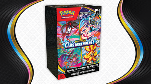 Combo de Pacotes de Booster Pokémon Caos Ascendente