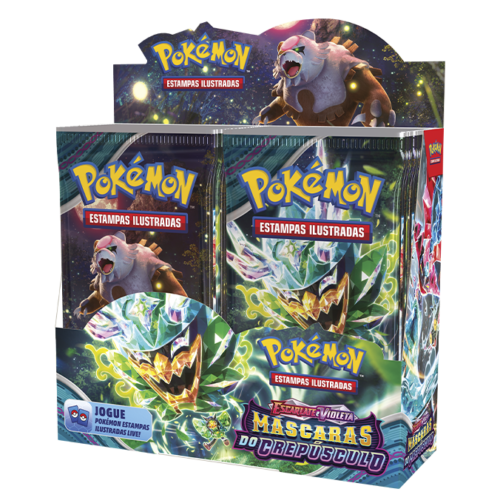 Box 36 Boosters Pokémon Máscaras do Crepúsculo