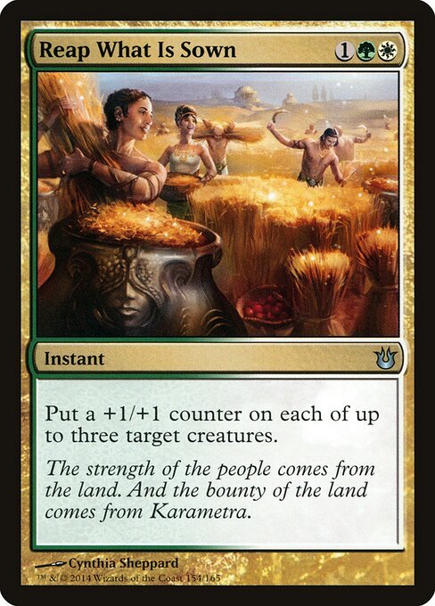 Reap What Is Sown - BNG 154