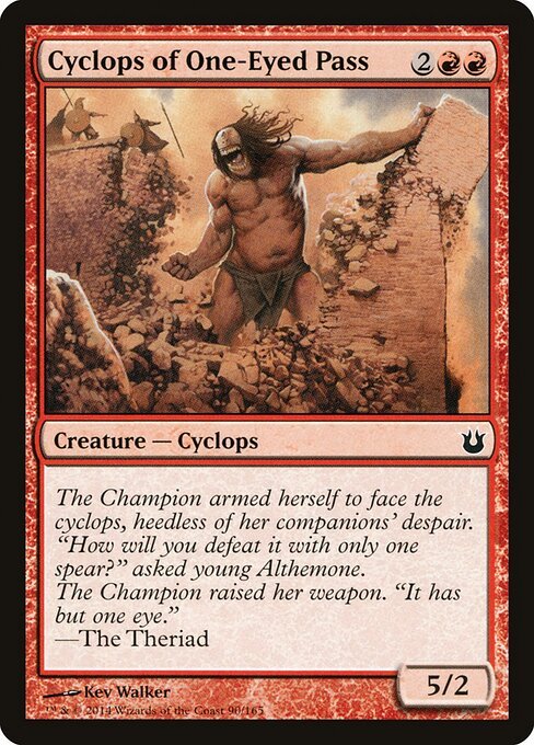 Cyclops of One-Eyed Pass - BNG 90