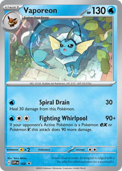 Vaporeon (168) (SVP 168)